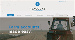 Desktop Screenshot of peacockeaccountants.com.au